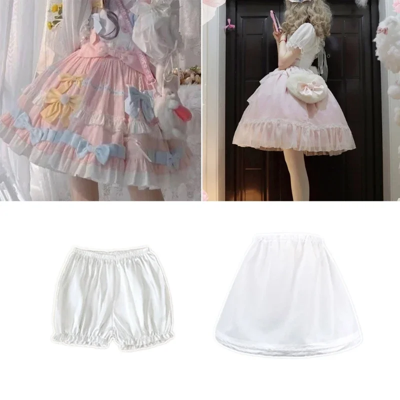 Women Underskirt Hoop Bustle Skirt Petticoat Crinoline-for Lolita-Gothic Dress R7RF