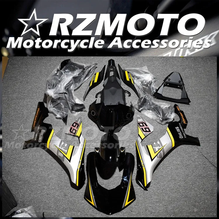 

Комплект обтекателей из АБС-пластика для мотоцикла, подходит для YAMAHA R1 2015 2016 2017 2018 2019 15 16 17 18 19, кузов под заказ, 4 подарка