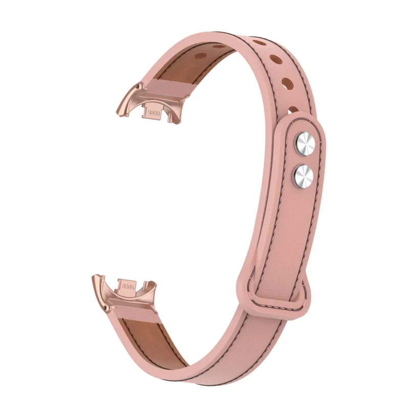 حزام من الجلد ل شاومي الفرقة 8 الأساور الرجال النساء سوار ل شاومي Miband 8 NFC ساعة ذكية اكسسوارات الموضة
