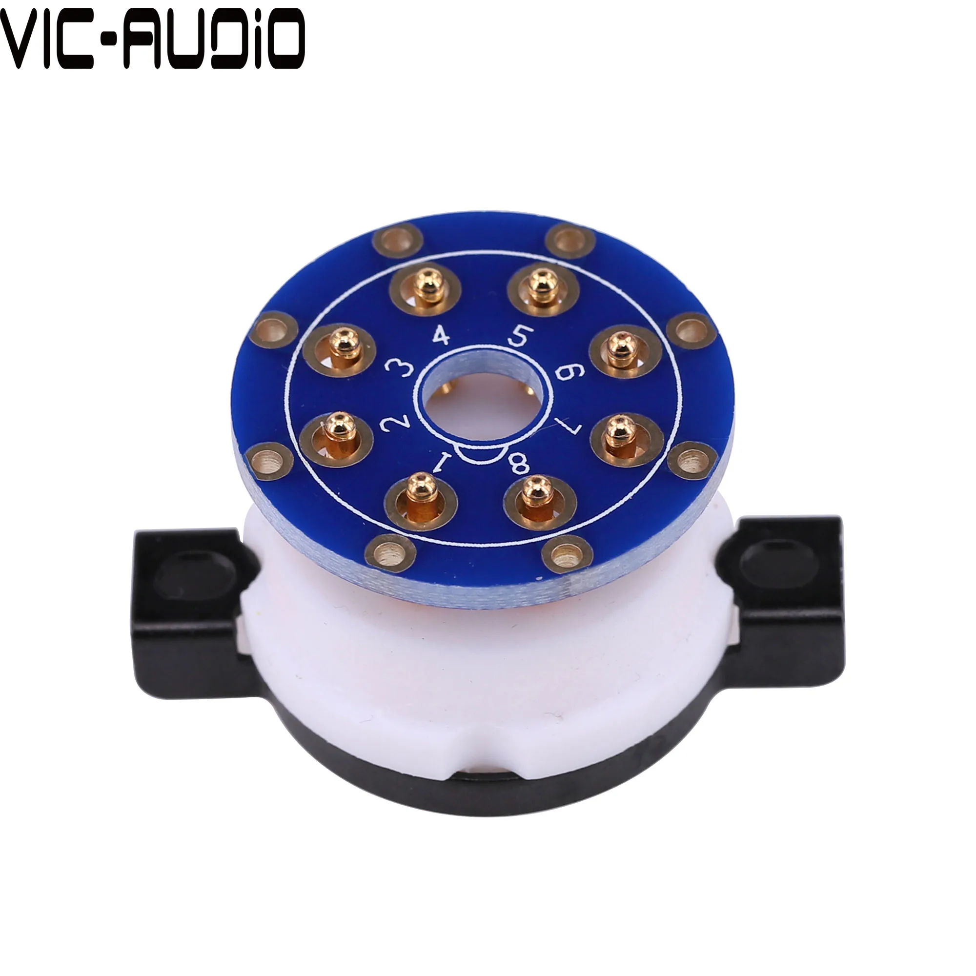 Трубчатый патрон из ПТФЭ с 4-контактным патроном, позолоченный для 300B FU-811 811 274B 572B 2A3, электронная трубка, винтажный фотоусилитель Hi-Fi