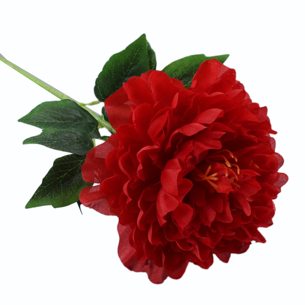 Artificial Flower Fake Flower Single Large Peony Artificial Flower Living Rooms Simulated Peony Single Large Peony