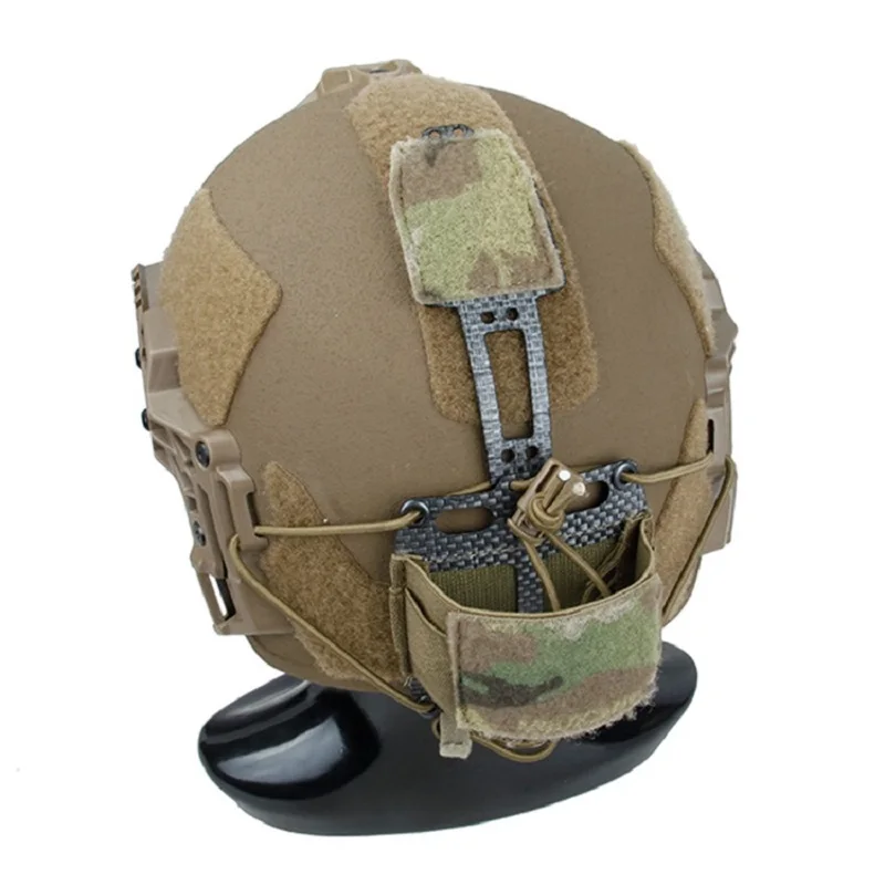 3505/Hunting Helmet Adhesive Fixation System Package T-shaped Battery Box Storage Bag Composite Material