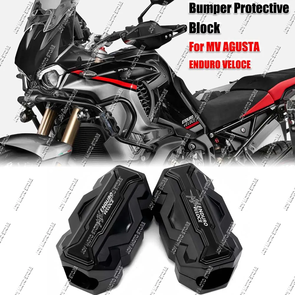 For Mv Agusta Enduro Veloce Motorcycle Accessories Crash Bar Protector Engine Guard Slider