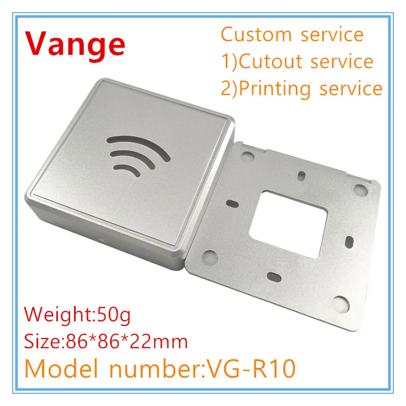 Vange signal PCB project box 86*86*22mm ABS plastic instrument case