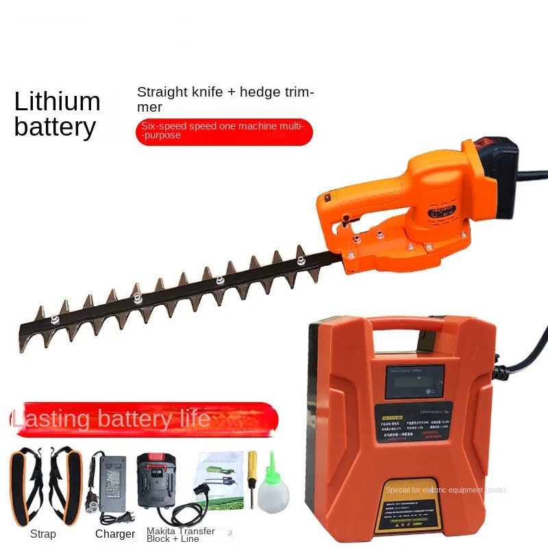 Lithium Battery Wireless Greening Tea Pruning Fence Garden Pruning Saw Electric Household Hedge Trimmer Makita Cortasetos 헤지 트리머