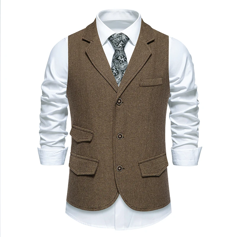 خريف جديد الرجال متعرجة مخيط الساتان الداخلية سترة الأعمال بدلة رسمية غير رسمية وهمية جيب سترة مزدوجة الصدر دعوى سترة