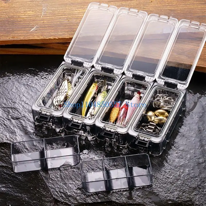 652F Fishing Tackle Storage Box Fishing Lures Tackle Organizers Fishing Water Resistant Luminous Tackle Box