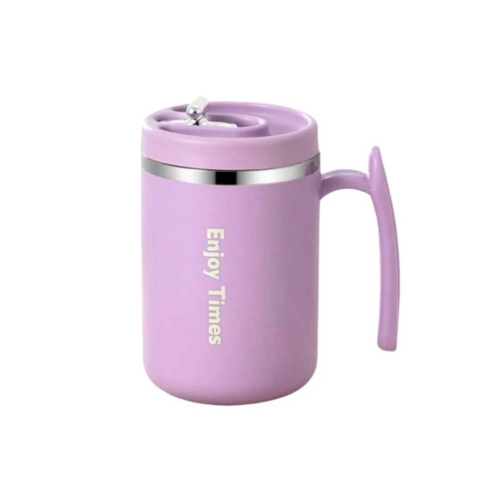 

Portable 304 Stainless Steel Thermal Coffee Mug 500 ML Anti Scald Travel Tumbler Double Wall Leakproof Water Cup Kids