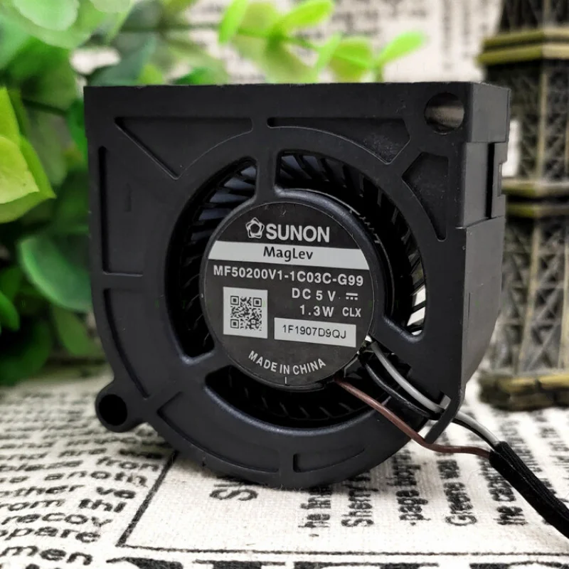 

H 1 pcs For SUNON MF50200V1-1C03C-G99 5020 DC 5V 1.3W 3-wire cooling fan