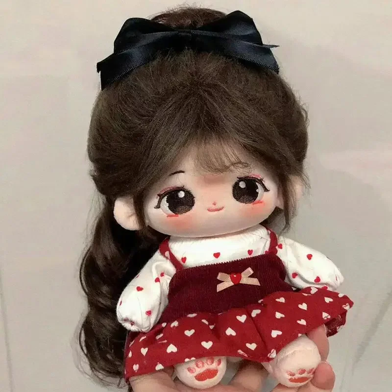 

20cm Cotton Baby w/Clothes Idol Star Dolls Cute Stuffed Customization Figure Toys Cotton Baby Doll Plushies Toys Fans Collection