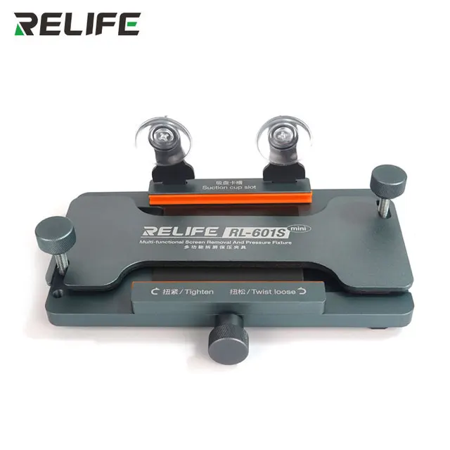

RELIFE RL-601S Mini Phone Back Cover Disassemble Fixture With Suction Cup Remove Rear Cover Fixed Screen Repair Cellphone Tools