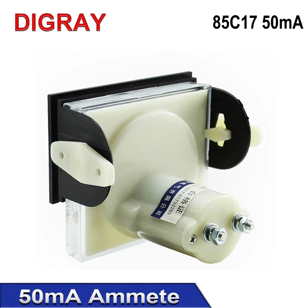 DIGRAY 50mA Ammeter 85C17 DC 0-50mA Panel for CO2 Laser Cutting Engraver