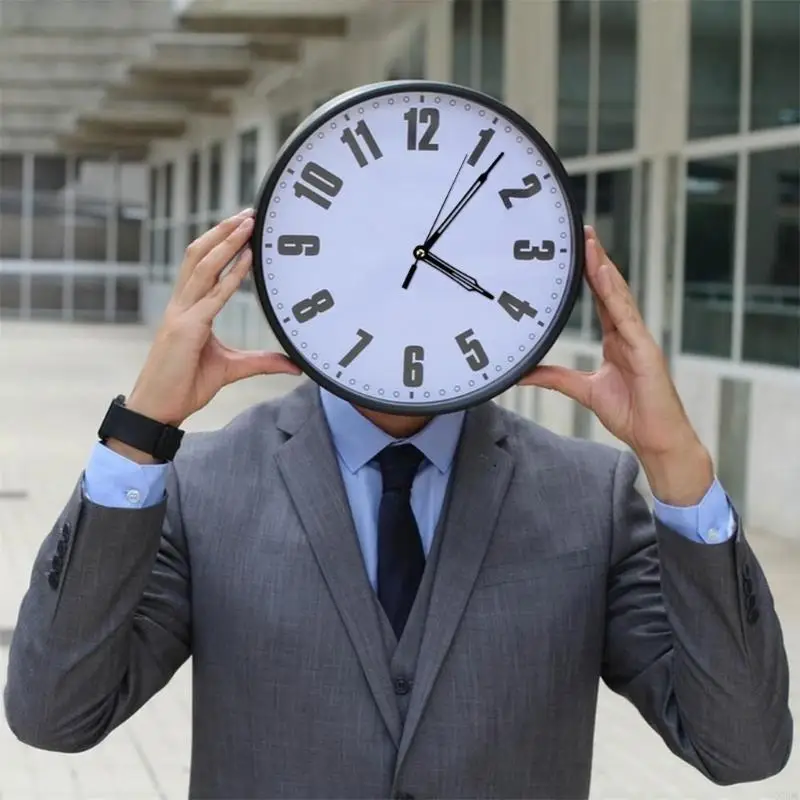 8Pcs Noiseless Quartzs Wall Clock Movement with 12 Different Hands Set for Crafting Projects Battery Operated 13/18/24mm X3UC