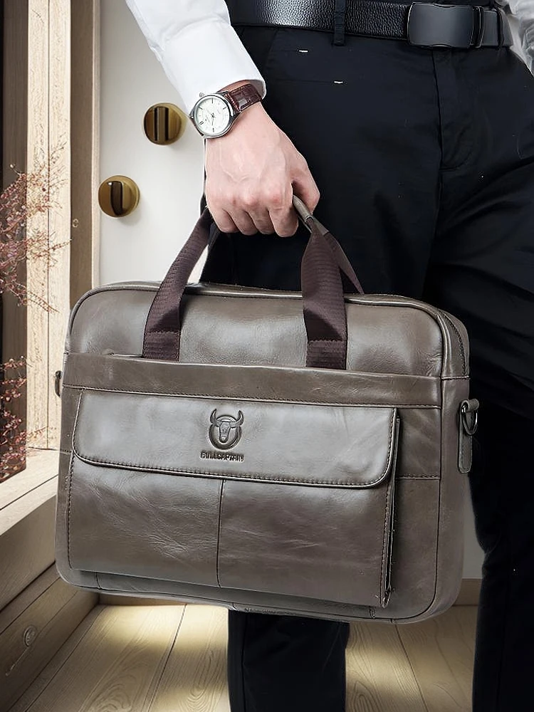genuine-leather-men's-handbag-large-capacity-business-travel-briefcase-shoulder-crossbody-bag-for-work-vintage-style-soft-handle