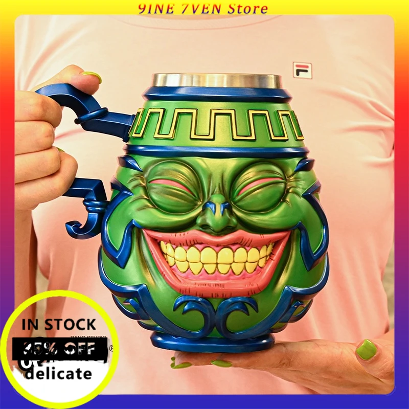 

19cmyu-Gi-Oh! Duel Monsters Pot Of Greed Anime Action Figure Statue Ornament Cup Model Garage Kit Doll Toys Gift Cool Legal Copy