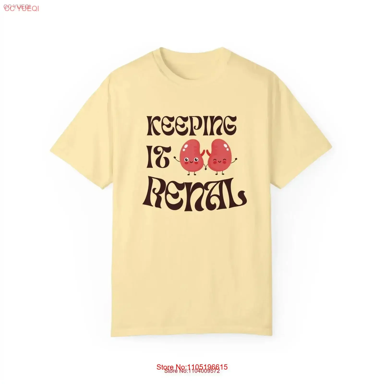 Keeping It Renal Nurse T shirt Healthcare Nephrology Dialysis Urine Pun Nursing Student vintage Washed Slightly Stretched