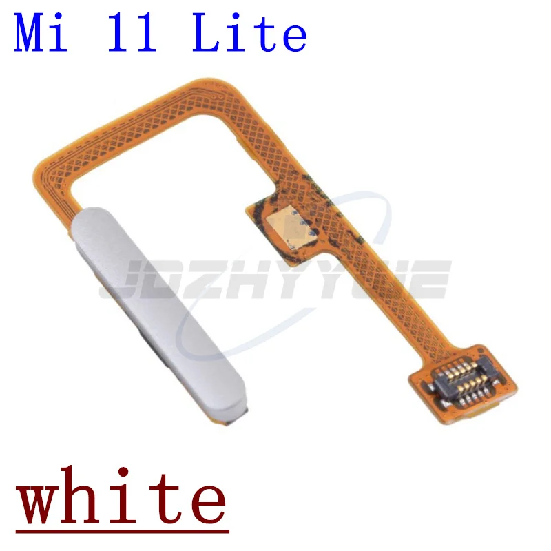 NEW Home Button Fingerprint Menu Return Key Sensor For Xiaomi Mi 11 Lite Mi11 Lite 4G/5G Fingerprint Scanner Flex Cable