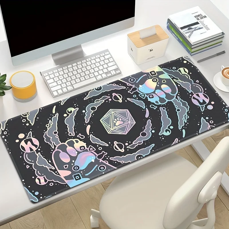 Large Gaming Mouse Pad Floating Claw Design Hd Computer Office Game Table Mats Xxl Rubber Anti Slip Long Keyboard Desk Pads