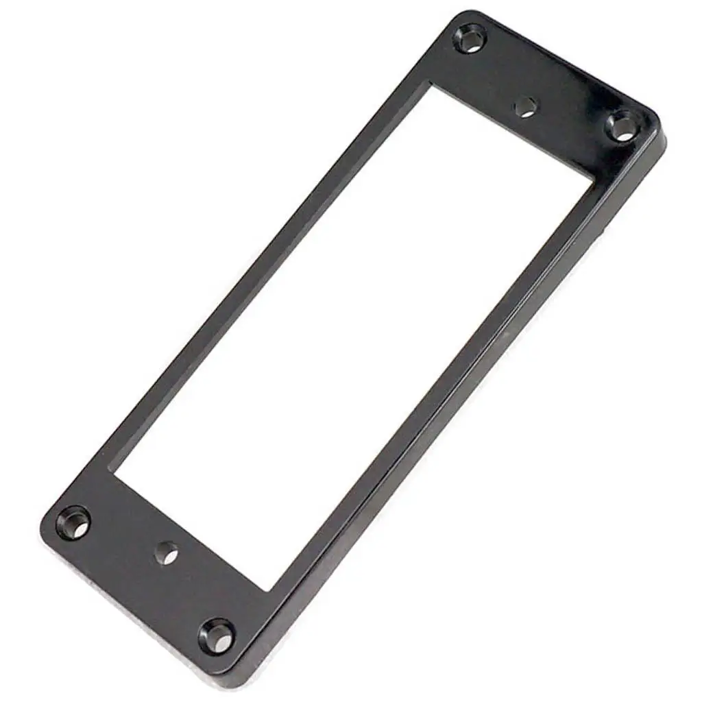 Plastic Humbucker Pickup Ring Set Curved Base Mini Surround for Electric Guitar Arched Top Fit