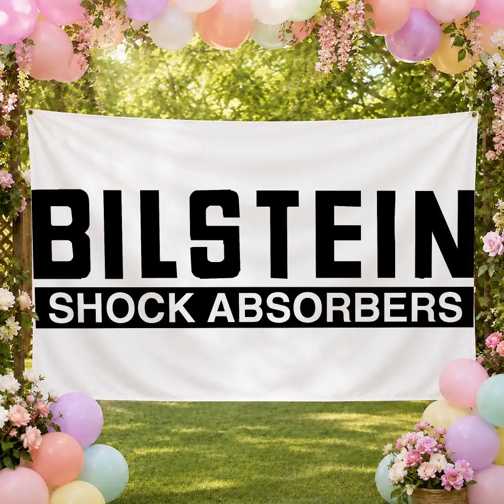 Auto Shock Absorber BILSTEIN Flags Fan Banner Tapestry Wall Hanging Garage BarDorm Camp Party Outdoor Home Decor Gift