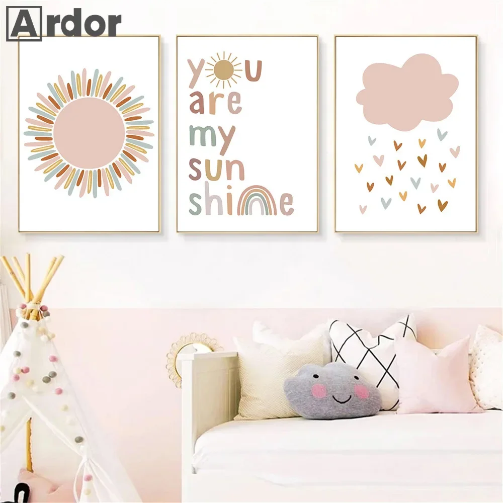Benutzerdefinierte Namensposte – Baby Nursery You Are My Sunshine Bewertung und Preis