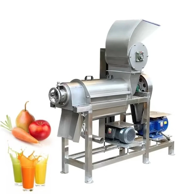 Industrial 500kg/h Passion Puree Pulp Extractor Machine Fruit Pulper 220V High Productivity for Fruit Processing Plant