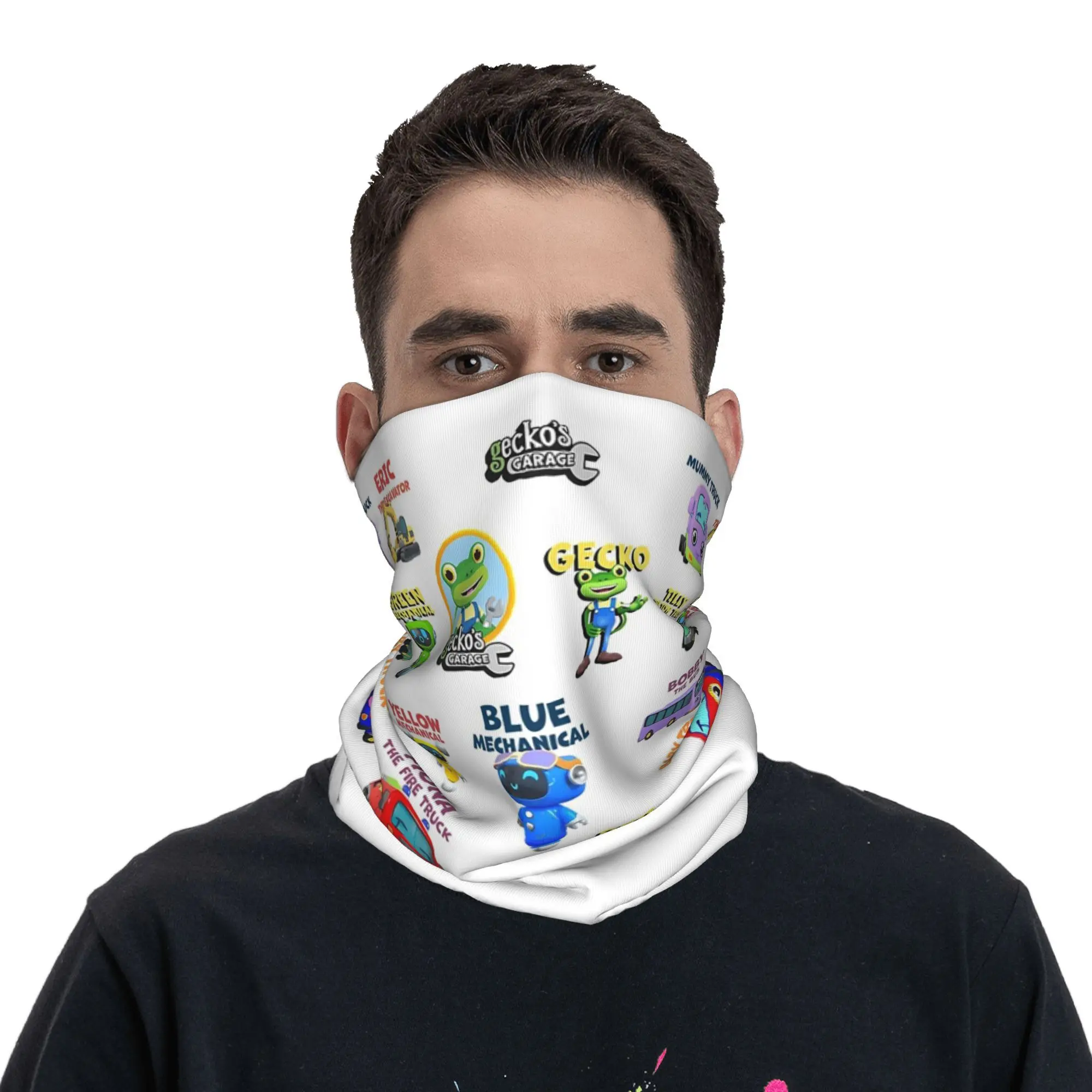 

Пакет Garage Geckos 13 Gecko для гаража Geckos, бандана, гетры с принтом, шарф, многофункциональный велосипедный шарф, велосипедный шарф