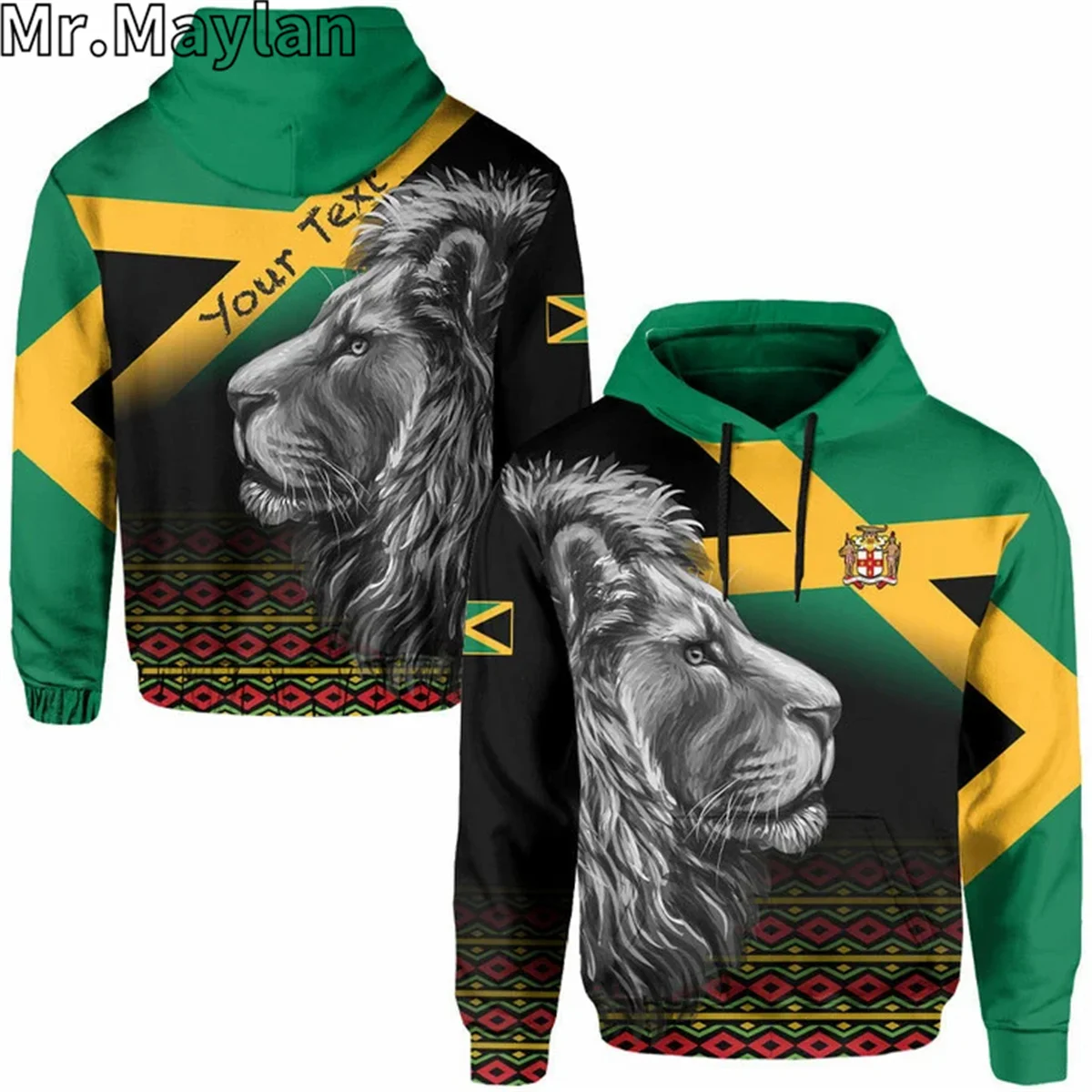 

CUSTOM JAMAICA LION Reggae Bob Marley 3D Printed Unisex Hoodie Men Sweatshirt Streetwear Zip Pullover Casual Jacket Tracksuits-5