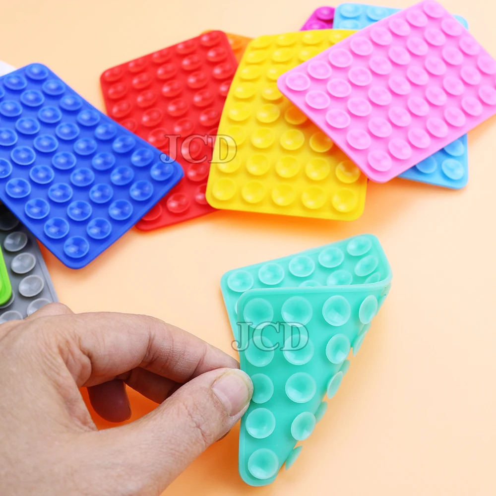 2 шт., силиконовая присоска, двусторонняя присоска, приспособление для мобильного телефона, задняя клейкая присоска для мобильного телефона, резиновая присоска