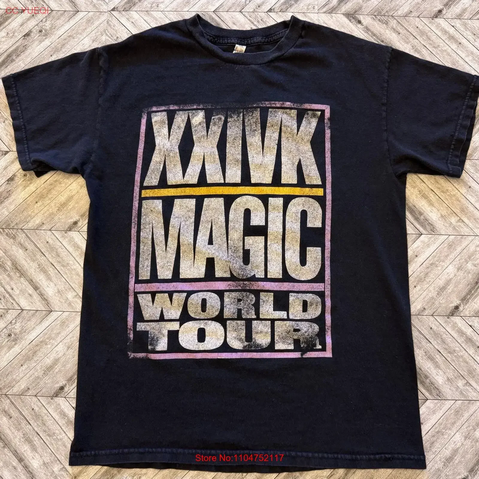 Bruno Mars T Shirt Mens Medium Black Music Concert Band Pop Hip Hop Streetwear vintage Washed Stylish Breathable Comfortable