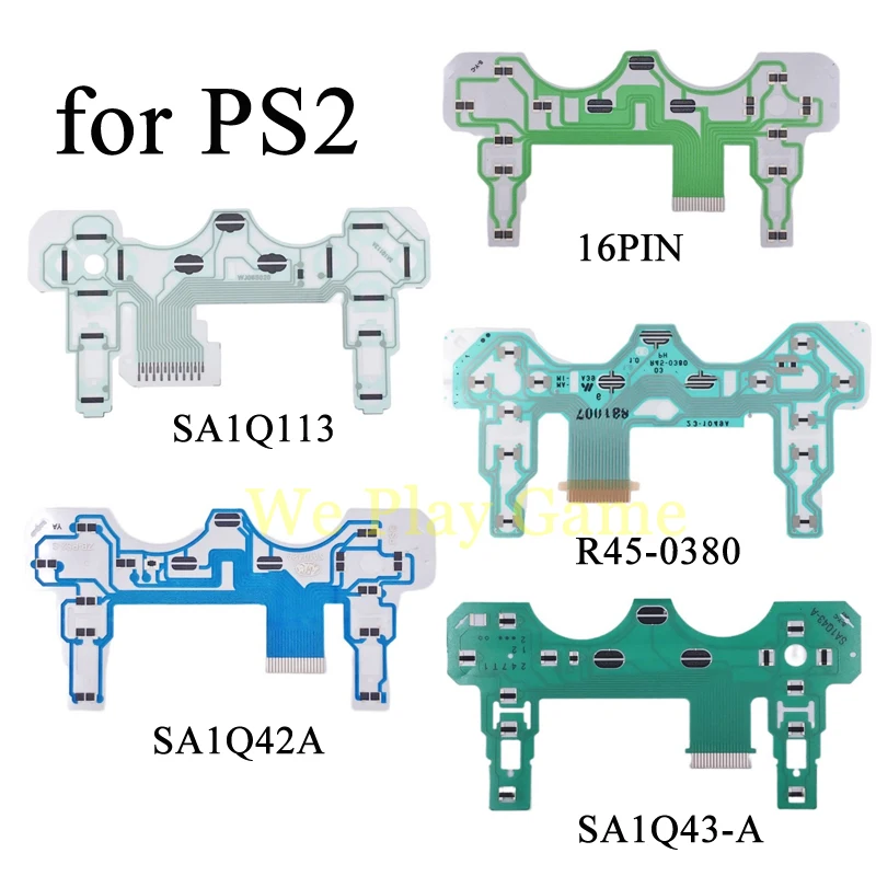 For Sony PS2 16PIN/R45-0380/SA1Q113/SA1Q42A/SA1Q43-A Ribbon Circuit Board Film Joystick Flex Cable Conductive Film