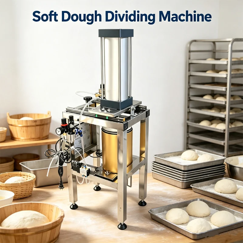 Soft Dough Dividing Machine Dough Cutting Machine For Bread Pizza Dumpling Mooncake Filling Separation Processing