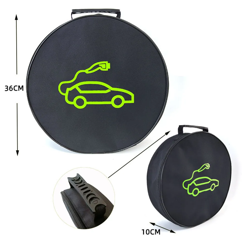 EV Carry Bag Waterproof Fire Retardant For Electric Vehicle Charger Charging Cables Plugs Sockets Charging Equipment Container
