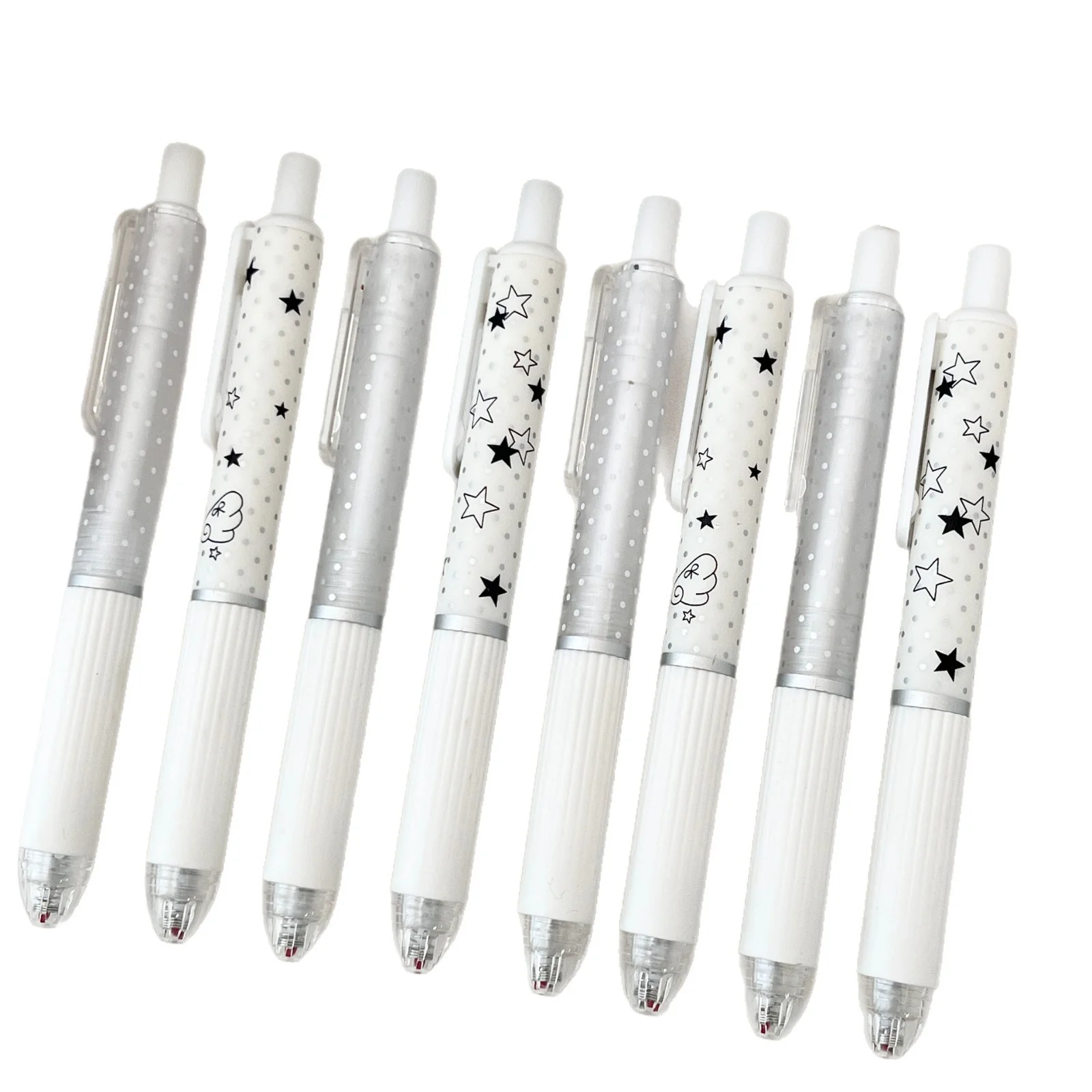 Student Pen for Exam Practice, ST-Tip Black Gel Pen Set, Original Star-Tip Pen, Ins-Style Star Retractable Exam Signature Pen