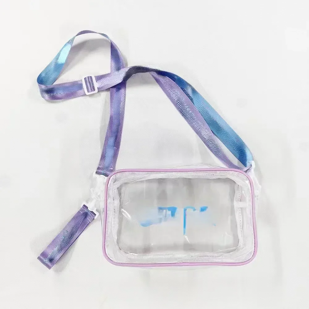 2024 Cute Girls Transparent Kpop Lightstick Storage Purses and Handbags Waist Light Stick Bag Kawaii Japanese Chest Bag