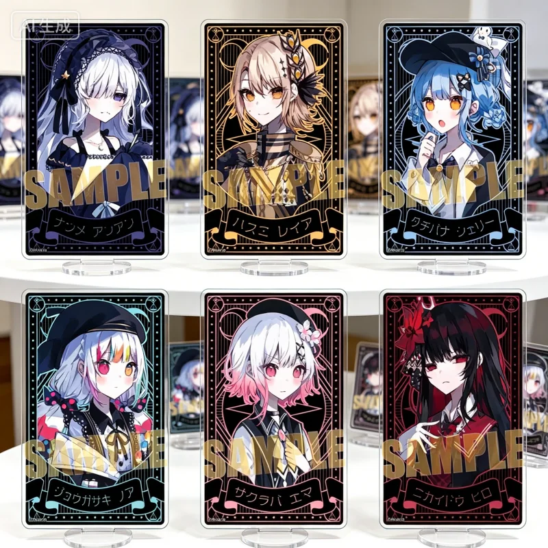 Mahou Shoujo no Majo Saiban - Figura acrílica de 15 cm, llaveros, decoraciones de mesa, productos exquisitos, regalos de recuerdo para días festivos