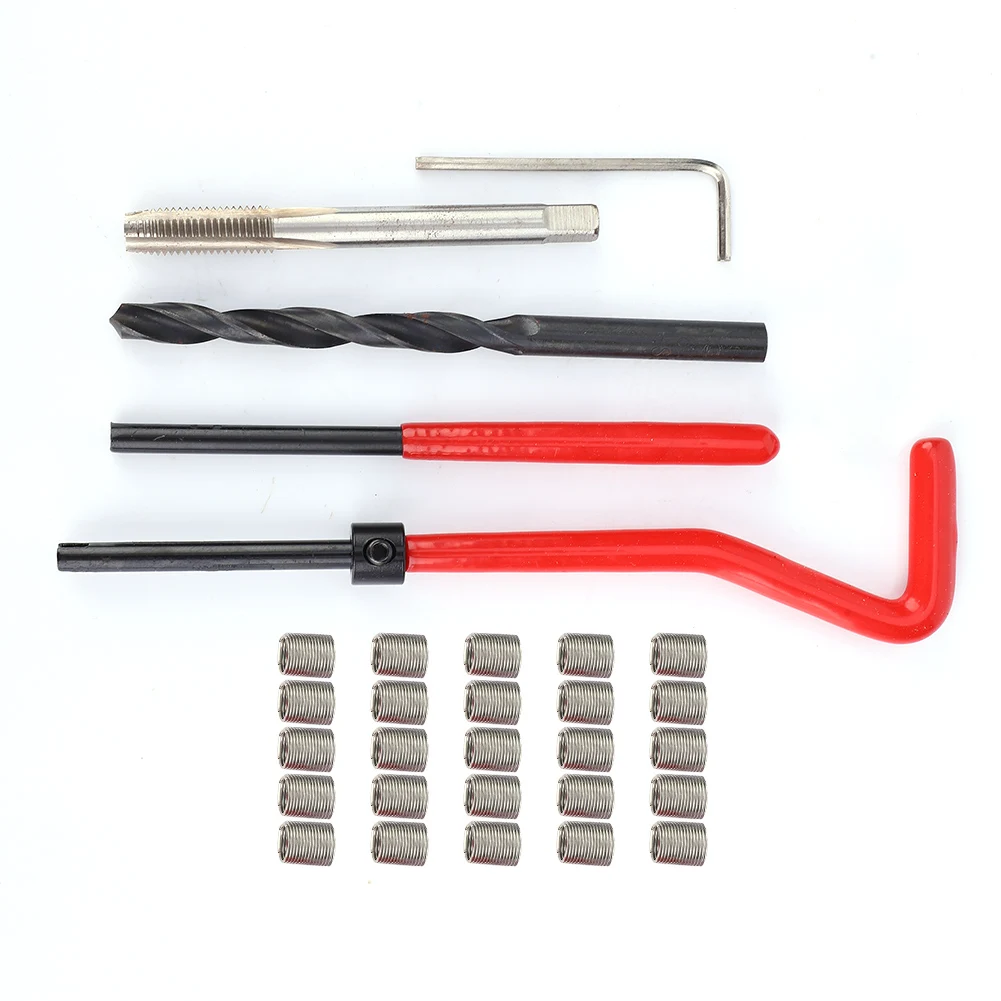 Thread Repair Kit Stainless Steel Twisted Drill Wrench Threaded Insert Tap Insertion tool M6x1 Tap Insertion Tool