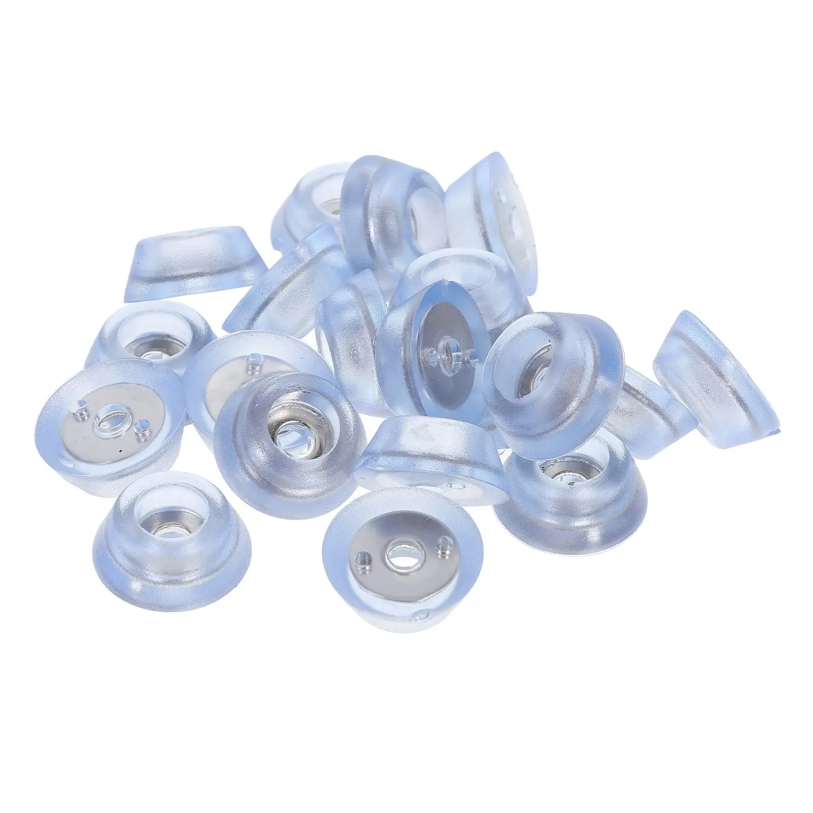 20 Pcs Anti Slip Wear Resistant Silicone Rubber Feet Clear Pads for Cutting Board Furniture Non Skid Adhesive Bumper Protect