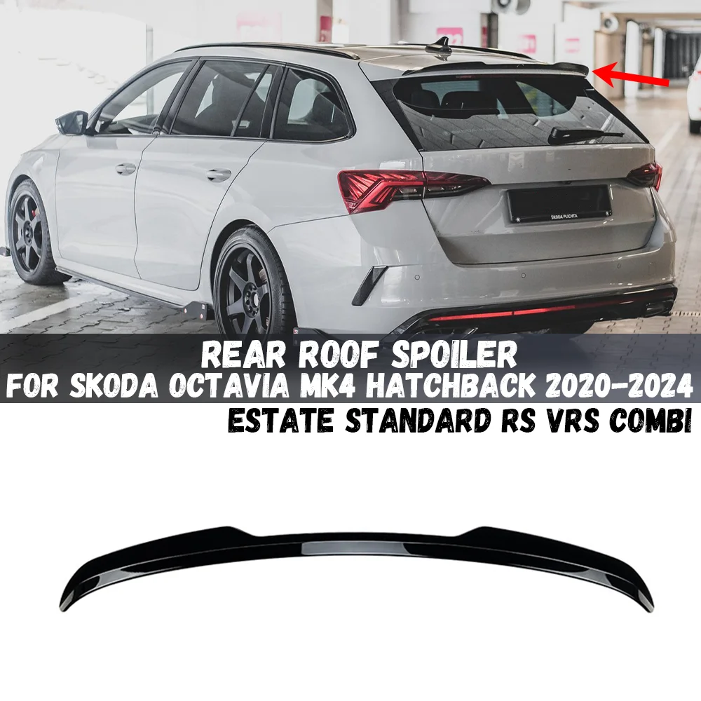 

Для Skoda Octavia MK4 Estate Standard RS vRS Combi 2020-2024 задний спойлер на крышу крышка задний багажник спойлер на крышу крыло