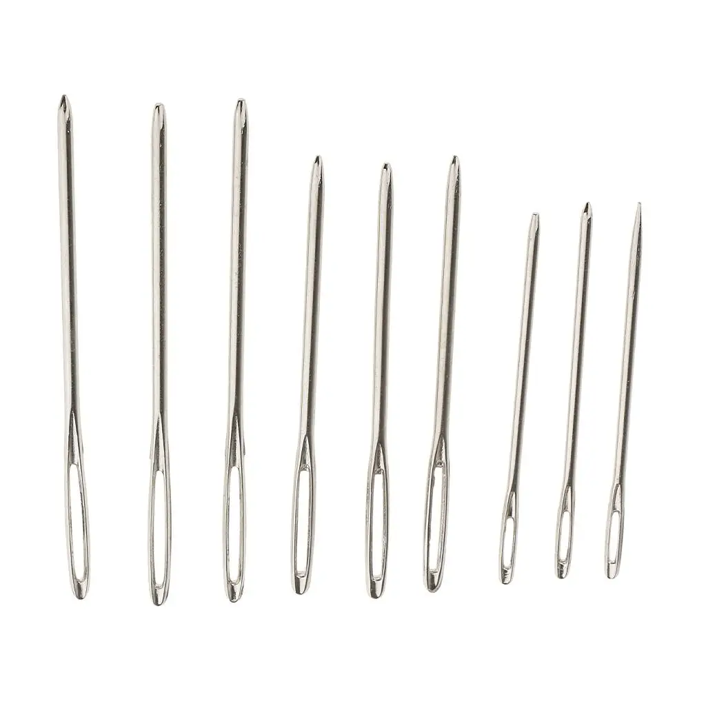 Stainless Steel Embroidery Hand Large Eye Blunt Sewing Set for Knitting Craft Projects