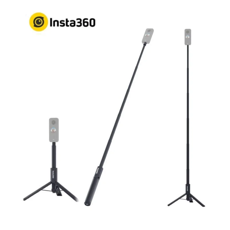 Insta360 2-in-1 Invisible Selfie Stick + Tripod For X5 X4 Ace /Ace Pro/Ace PRO 2/X3/X2/ ONE RS /R/GO 3/GO 2 Original Accessories