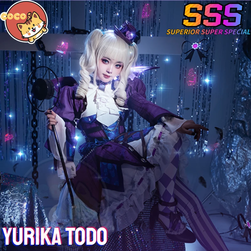 Yurika Todo Cosplay Costume Anime Aikatsu Yurika Cosplay Todo Costume and Yurika Cosplay Wig CoCos-SSS