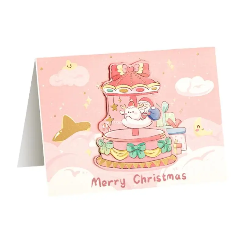 30Pcs Christmas Card Winter Holiday Greeting Card 3.6x5Inch Christmas Greeting Card for Family Friend Christmas New Dropship