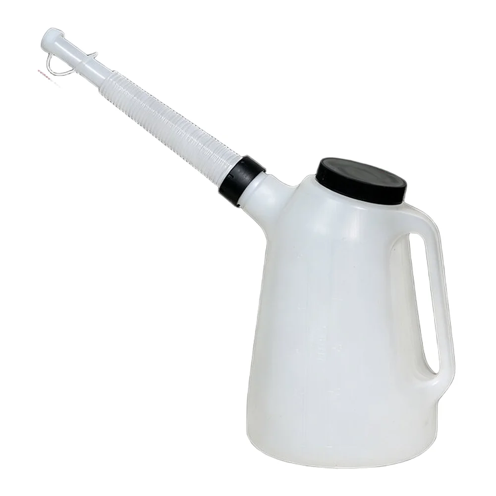 5L Oil Measuring Jug With Pouring Flexible Spout Container Oiler For Car Marine Automotive Oil Dispenser