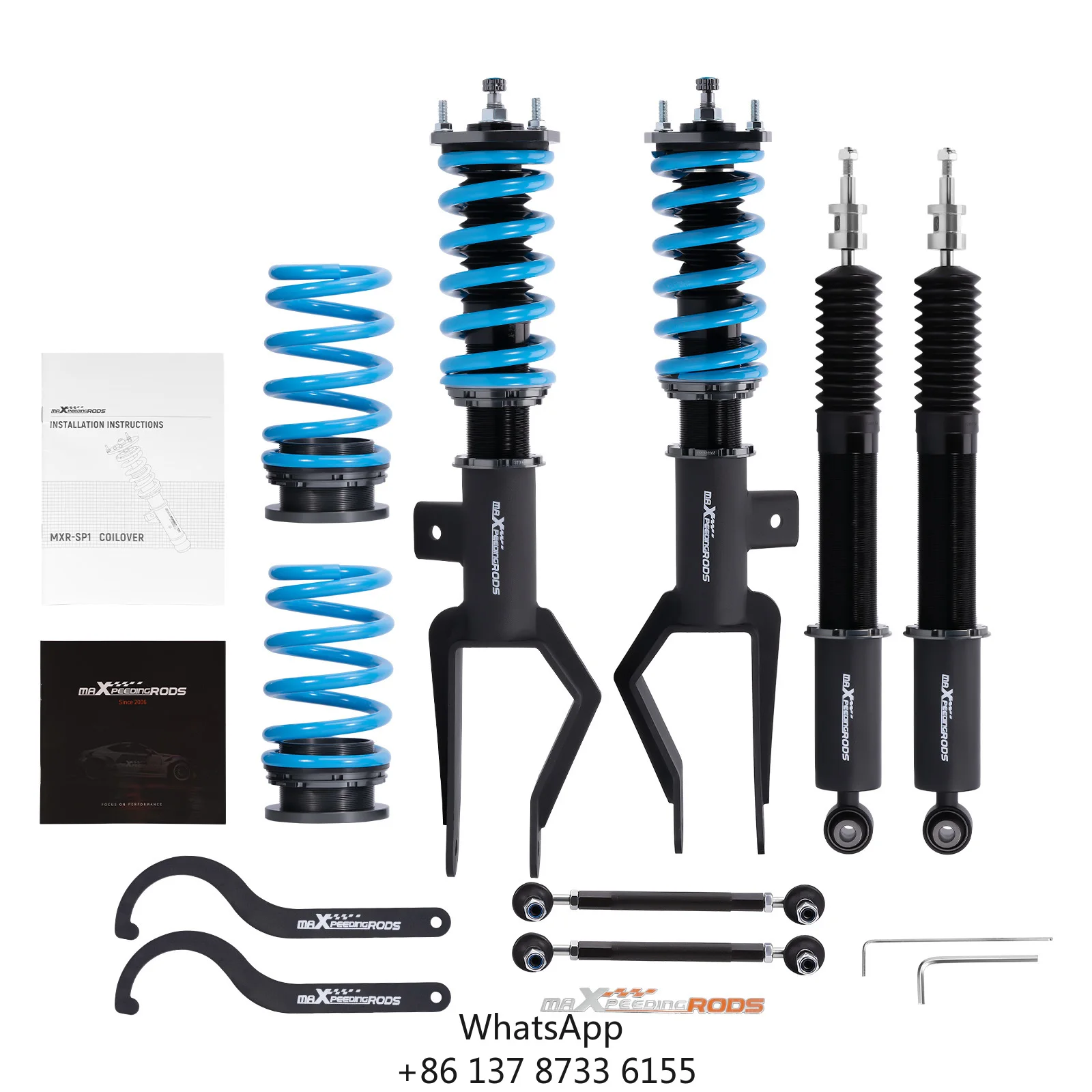 24 Ways Adjustable Damping Coilovers For Tesla Model Y 2020+ AWD Shock Absorber