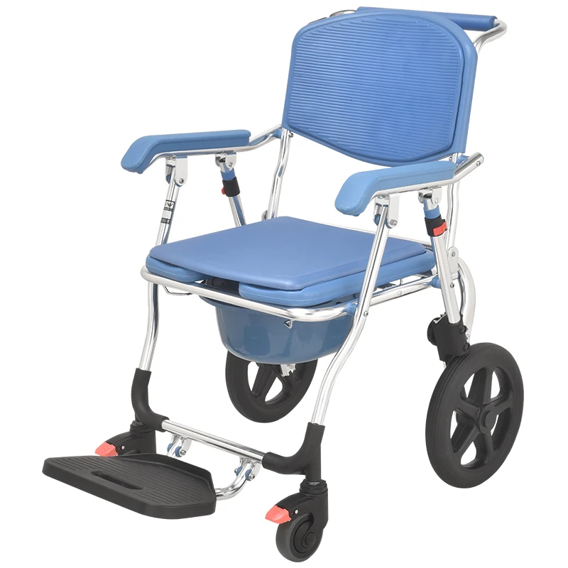 

Disabled Bathroom Chairs Bathing Folding Shower Commode Wheel Chairs Toilet for the Elderly Showers