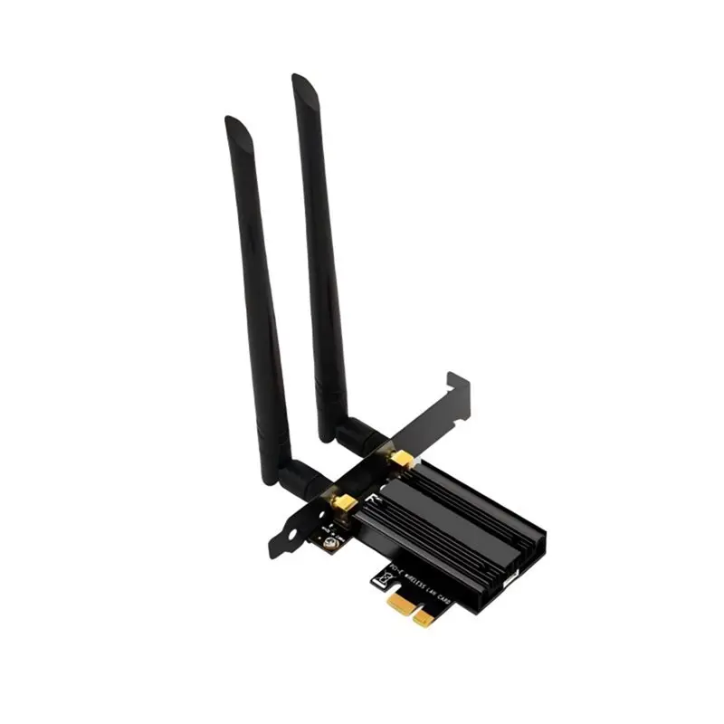 

Адаптер PCI-E Wi-Fi 7 с Bluetooth 5.4, беспроводная карта PCIE для настольных ПК с Windows 11, сетевой адаптер