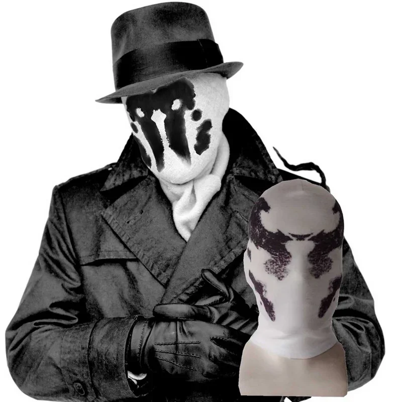 

Rorschach ink headgear cosplay Halloween horror movie cartoon character props Watchmen mask