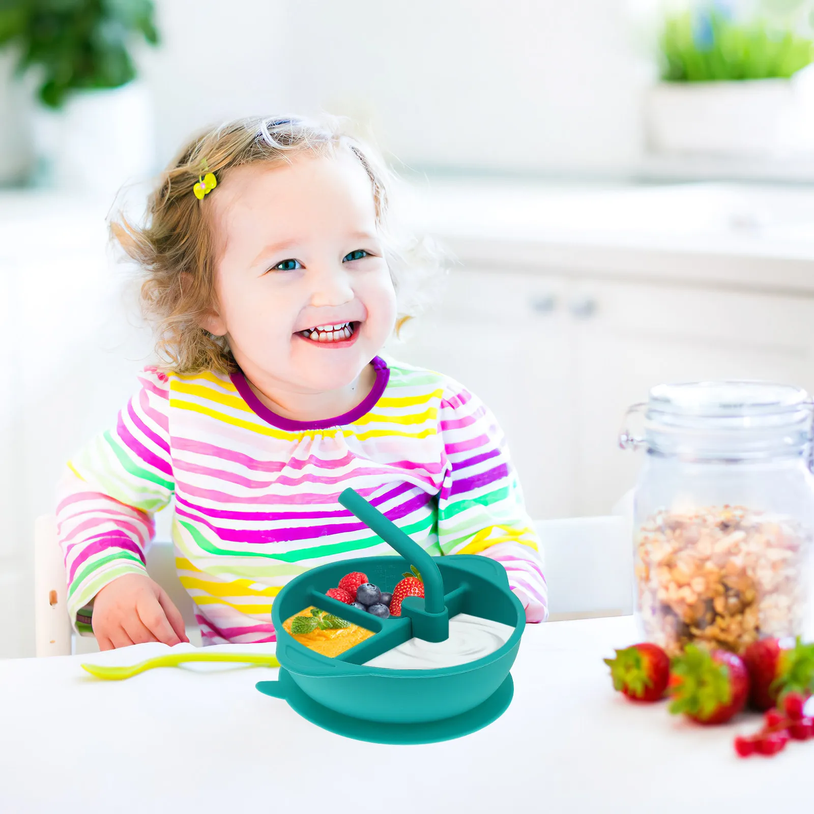 ciotola-in-silicone-antirottura-per-bambini-ciotola-con-ventosa-per-l'alimentazione-del-bambino-resistente-alle-cadute-sicura-e-facile-da-usare-stoviglie-per-bambini