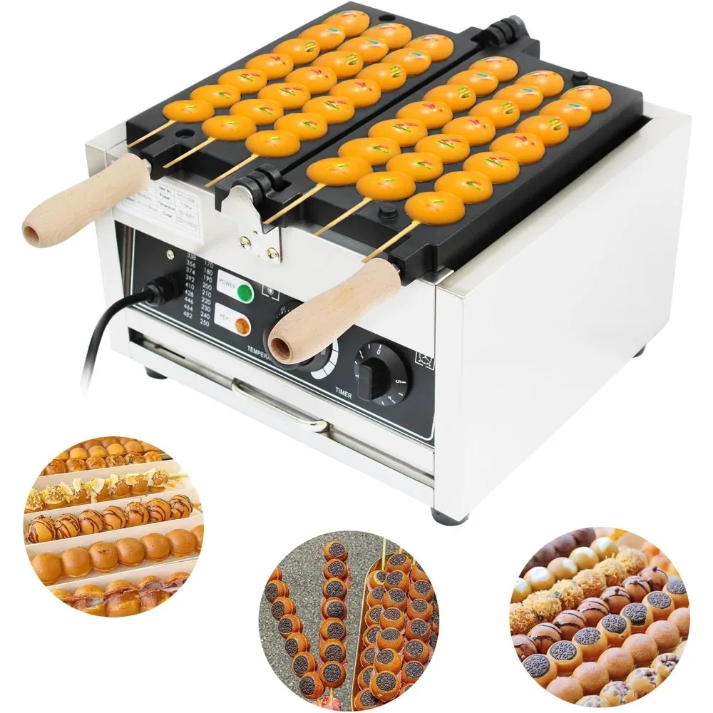 Commercial Bubble Waffle Maker Electric Waffle Mini Nonstick Pancakes Muffins Baking Machine Snack Equipment